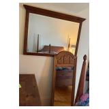 Pair of Mirrors featuring an Amish Heritage Furniture Wall Mirror - Solid Wood Frame Pair of Mirrors featuring an Amish Heritage Furniture Wall Mirror - Solid Wood Frame