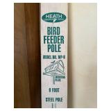 Heath MP-6 Bird Feeder Pole - 6 ft Steel Pole with Mounting Plate Heath MP-6 Bird Feeder Pole - 6 ft Steel Pole with Mounting Plate