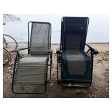 Patio Lounge Chairs - Teal/Gray (Lot of 2) Patio Lounge Chairs - Teal/Gray (Lot of 2)
