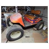 EZ-GO Electric Golf Cart - Orange/Blue, 29x14 NHS Off-Road Tires, 6 NEW Batteries, New Computer