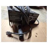 EZ-GO Electric Golf Cart - Orange/Blue, 29x14 NHS Off-Road Tires, 6 NEW Batteries, New Computer