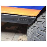 EZ-GO Electric Golf Cart - Orange/Blue, 29x14 NHS Off-Road Tires, 6 NEW Batteries, New Computer