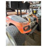 EZ-GO Electric Golf Cart - Orange/Blue, 29x14 NHS Off-Road Tires, 6 NEW Batteries, New Computer