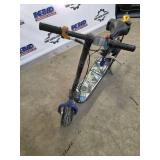 Zipr Gas-Powered Kick Scooter - Blue w Graffiti Deck