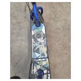 Zipr Gas-Powered Kick Scooter - Blue w Graffiti Deck