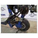 Zipr Gas-Powered Kick Scooter - Blue w Graffiti Deck