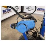 Zipr Gas-Powered Kick Scooter - Blue w Graffiti Deck