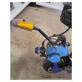 Zipr Gas-Powered Kick Scooter - Blue w Graffiti Deck