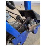 Zipr Gas-Powered Kick Scooter - Blue w Graffiti Deck