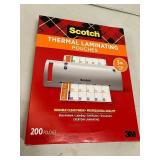 Scotch Thermal Laminating Pouches Scotch Thermal Laminating Pouches