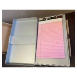 Small Notepads and Aluminum Form Holder Small Notepads and Aluminum Form Holder