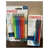Staples Gel Pens and Mechanical Pencils Staples Gel Pens and Mechanical Pencils