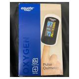 Equate Pulse Oximeter - Portable Oxygen Saturation & Pulse Rate Monitor with Case Equate Pulse Oximeter - Portable Oxygen Saturation & Pulse Rate Monitor with Case