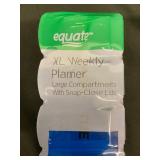 Equate XL Weekly Planner Pill Organizer - Large Compartments, Snap-Close Lids Equate XL Weekly Planner Pill Organizer - Large Compartments, Snap-Close Lids