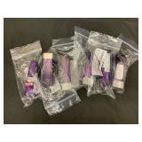 Lipsticks - Purple Tube Assortment in Clear Bags (6-Pack) Lipsticks - Purple Tube Assortment in Clear Bags (6-Pack)