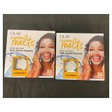 OLAY Cleansing Melts Water-Activated Daily Facial Cleanser & Vitamin C (Lot of 2) OLAY Cleansing Melts Water-Activated Daily Facial Cleanser & Vitamin C (Lot of 2)