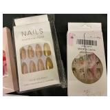 Nail Art Supplies - Assorted False Nails, Decals & Beads (Lot of 6) Nail Art Supplies - Assorted False Nails, Decals & Beads (Lot of 6)