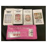 Nail Art Supplies Assortment - Press-On Nails, Nail Tips & Nail Polish Strips Nail Art Supplies Assortment - Press-On Nails, Nail Tips & Nail Polish Strips