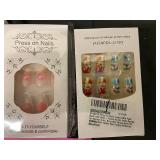 Nail Art Supplies Assortment - Press-On Nails, Nail Tips & Nail Polish Strips Nail Art Supplies Assortment - Press-On Nails, Nail Tips & Nail Polish Strips