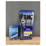 28 Pdoo Teeth Whitening Strips & 4 Oral-B Cavity Defense Toothbrushes - Brand New