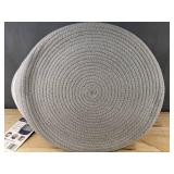 CleverMade Rope Belly Basket XL Gray & White - Brand New