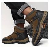 All Terrain Traction Outdoor Hiking Boots with Cushioned TPR Sole, Men