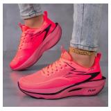 Volarpisada Pink Athletic Gym Running Shoes, Women