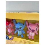 Disney Stitch Plush 4 Stuffed Animal Collector Set $40 Retail - Brand New