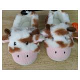 Wonder Nation Cow Slippers - Size 6 (18 mos) - Brand New *P
