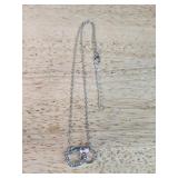 Hello Kitty Necklace - Silver Tone Chain 16", 2" Extender - Brand New *P