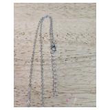 Hello Kitty Necklace - Silver Tone Chain 16", 2" Extender - Brand New *P