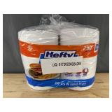 250 Hefty Supreme Lunch Plates 8 7/8 in - Brand New
