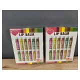2 Miss Factor X Lip Balm 12 Pack Fruity Taste - Brand New