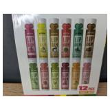 2 Miss Factor X Lip Balm 12 Pack Fruity Taste - Brand New