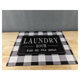 Laundry Room Checkered Washer & Dryer Cover - New