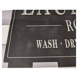 Laundry Room Checkered Washer & Dryer Cover - New