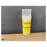 The Naked Bee Foot Balm 2 oz & Silicone Toe Spacer Size Medium - Brand New
