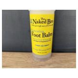 The Naked Bee Foot Balm 2 oz & Silicone Toe Spacer Size Medium - Brand New