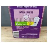 126 Poise Daily Liners & 45 Tampax Pearl Tampons - Brand New