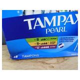 126 Poise Daily Liners & 45 Tampax Pearl Tampons - Brand New