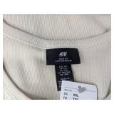 H&M Slim Fit Tank Top - Beige - Women