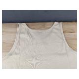H&M Slim Fit Tank Top - Beige - Women