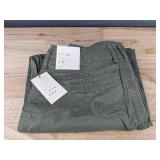 A New Day Olive High Rise Straight Pant - Women