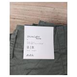 A New Day Olive High Rise Straight Pant - Women