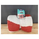 Pillowfort Marvel Captain America Throw 48 x 58 in - Brand New