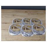 7 Nike Skateboarding Palm Tree Stickers & 6 NBA Golden State Warriors Stephen Curry Championship Ring Stickers - New