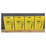 4 h2o Wireless 4G LTE SIM Starter Kit - Brand New