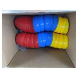 24 Yeager Happy Easter Eggs with Toys - Table Runner 13 in x 90 in - Brand New