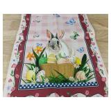 24 Yeager Happy Easter Eggs with Toys - Table Runner 13 in x 90 in - Brand New