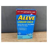 80 Aleve Liquid Gel Capsules & 40 Knee Pain Relief Patches - Brand New
